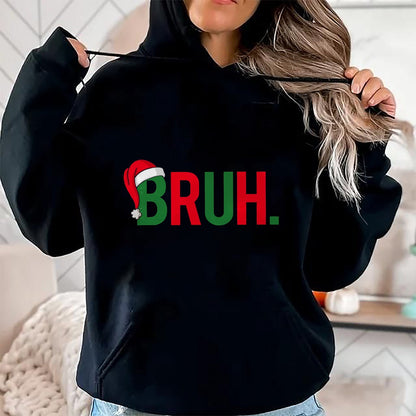 Christmas Shirts for Family, Funny christmas shirts, Christmas Unisex T-Shirt/Hoodie/Sweatshirt HLT00 - Bruh Meme Funny Saying Bro Greeting Teens Boys Men Christmas T-Shirt