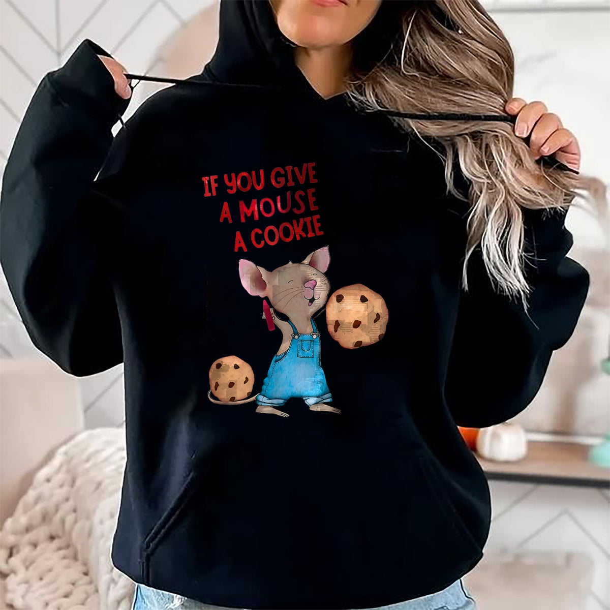 Hallowen Shirts for Family, Funny hallowen shirts, Hallowen Unisex T-Shirt/Hoodie/Sweatshirt HLT00 - If You Give a Mouse a Cookie Costume Halloween Kids T-Shirt