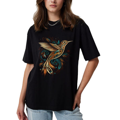 Native American T-Shirts, Vintage Native American Unisex T-Shirt/Hoodie/Sweatshirt HLT00 - Hummingbird Native American Indian Northwest Tribal Graphic T-Shirt