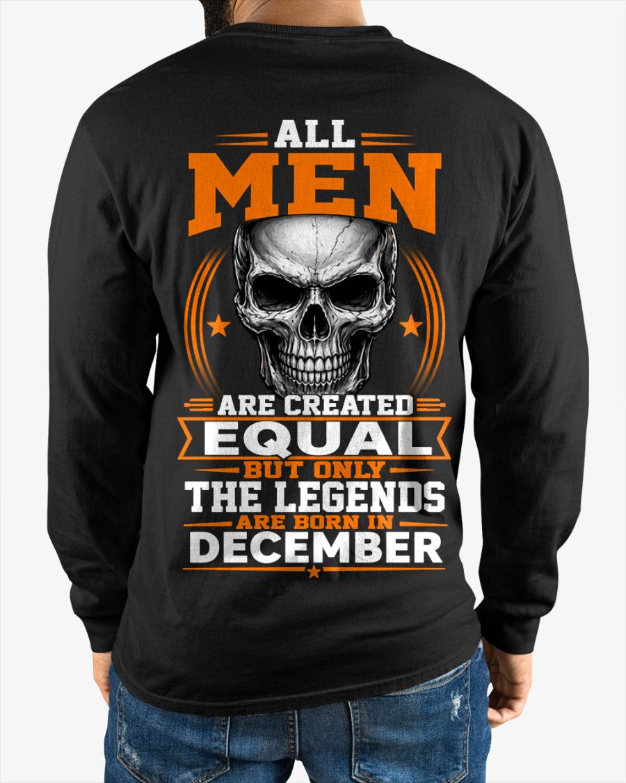 DECEMBER BORN – NOT JUST MEN, BUT LEGENDS - FOR MAN - TLEE12 (SKU2604-310-12)