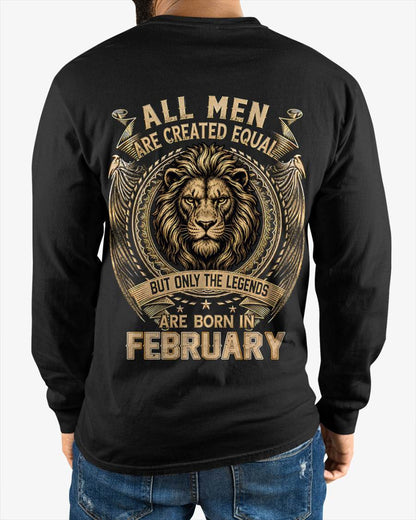 FEBRUARY BORN LEGEND SHIRT – LION KING - FOR MAN - TLEE02 (SKU2606-177-02)