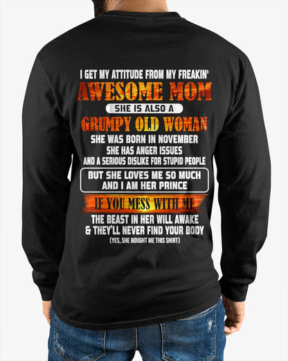 NOVEMBER - MESS WITH ME, MEET MY AWESOME MOM - FROM MOM - TLEE11 (SKU2606-142-11)