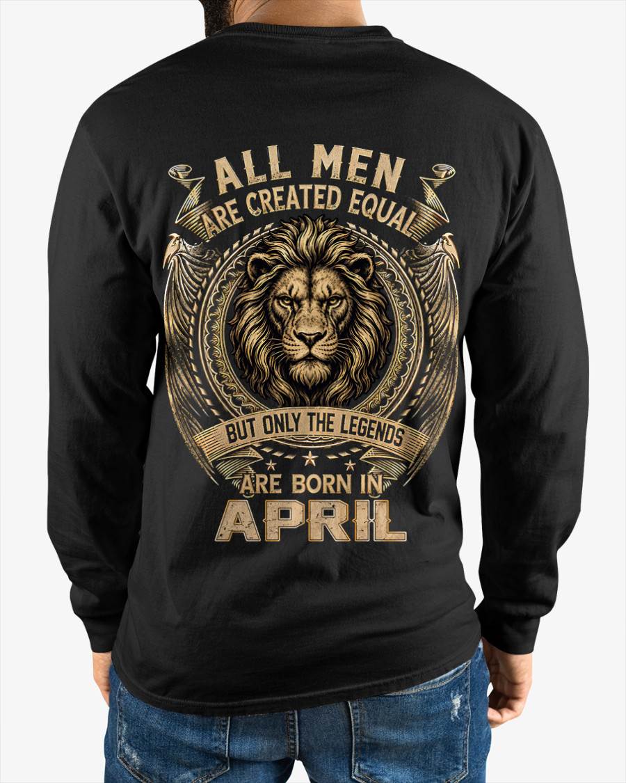 APRIL BORN LEGEND SHIRT – LION KING - FOR MAN - TLEE04 (SKU2606-177-04)