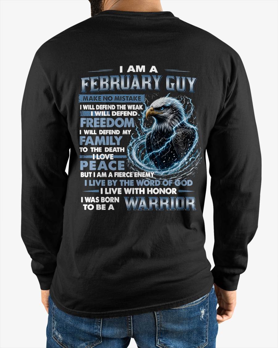 FEBRUARY GUY – DEFENDER OF FREEDOM - FOR MAN - TLEE02 (SKU2607-272-02)