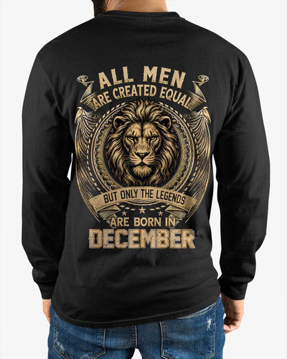 DECEMBER BORN LEGEND SHIRT – LION KING - FOR MAN - TLEE12 (SKU2606-177-12)