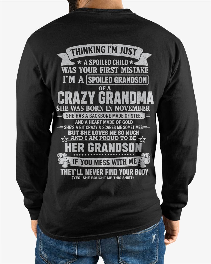 NOVEMBER - GRANDMA’S PROTECTION MODE: ON - FROM GRANDMA - TLEE11 (SKU2607-06-11)