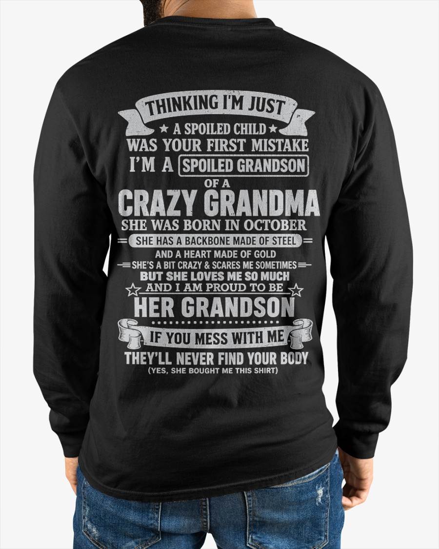 OCTOBER - GRANDMA’S PROTECTION MODE: ON - FROM GRANDMA - TLEE10 (SKU2607-06-10)