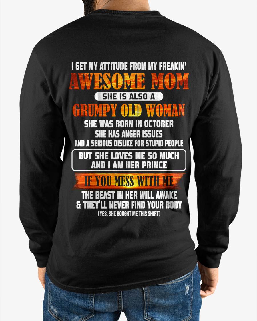 OCTOBER - MESS WITH ME, MEET MY AWESOME MOM - FROM MOM - TLEE10 (SKU2606-142-10)