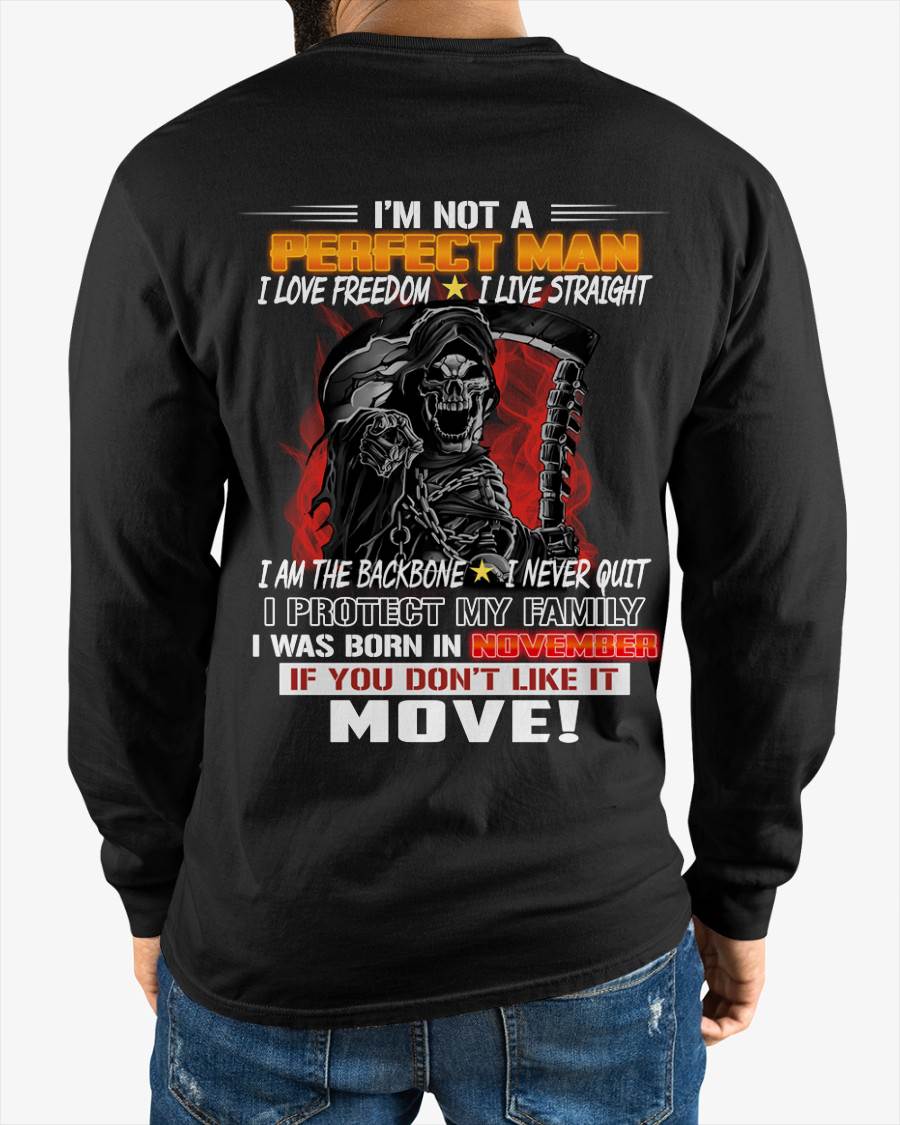 NOVEMBER - A MAN WHO NEVER QUITS AND PROTECTS HIS OWN - FOR MAN - TLEE11 (SKU26T-01231-11)