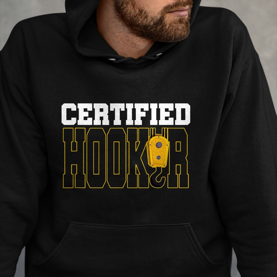 Best Truck Driver Life Shirt, Funny Trucker UnisexT-Shirt/Hoodie/Sweatshirt HLT00 - Certified Hooker  Wrecker  Tow Truck Driver T-Shirt