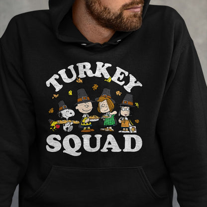Best Thanksgiving Family Shirt , Funny Thanksgiving UnisexT-Shirt/Hoodie/Sweatshirt HLT00 - Turkey Squad T-Shirt