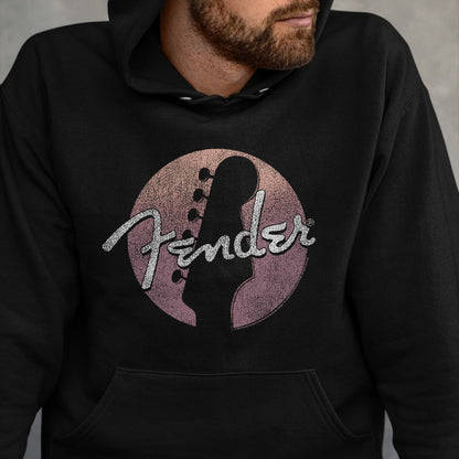 Guitar Lover Shirt, Funny Guitar UnisexT-Shirt/Hoodie/Sweatshirt HLT00 - Fender Circle Guitar Headstock Logo T-Shirt
