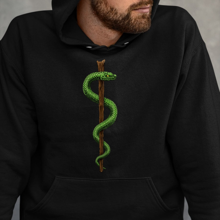 Best Doctor Shirt, Funny Doctor UnisexT-Shirt/Hoodie/Sweatshirt HLT00 - Rod of Asclepius Caduceus Medical Doctor Symbol T-Shirt