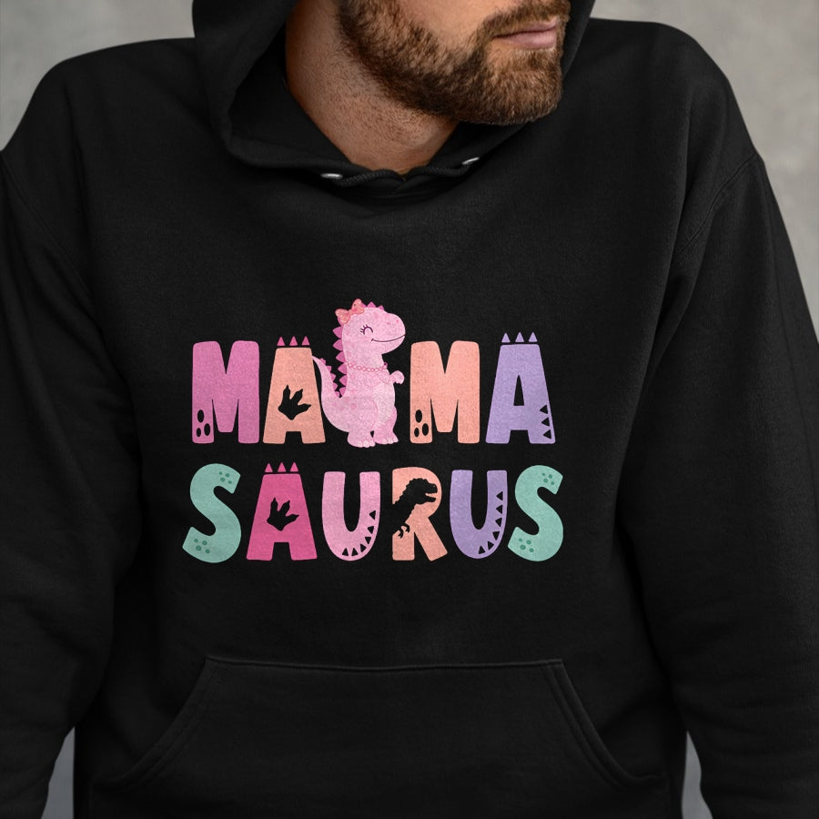 Best Dinosaur Lover Shirt, Funny Dinosaur UnisexT-Shirt/Hoodie/Sweatshirt HLT00 - Mama Saurus Mom Dinosaur Three Rex Birthday Boy Girl T-Shirt