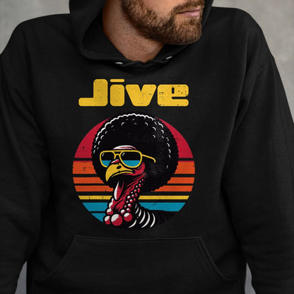 Best Thanksgiving Family Shirt , Funny Thanksgiving UnisexT-Shirt/Hoodie/Sweatshirt HLT00 - Thanksgiving Afro Turkey Jive Vintage 70s Men Women Kids T-Shirt