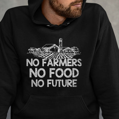 Best Farmer Life Shirt, Funny Farmer UnisexT-Shirt/Hoodie/Sweatshirt HLT00 - Farmer Country Farm Animal Gift Idea No Farmers No Food No Future Farmer T-Shirt