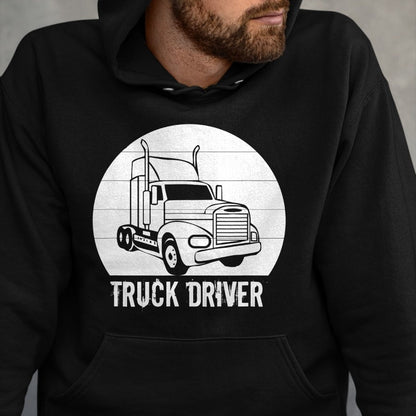 Best Truck Driver Life Shirt, Funny Trucker UnisexT-Shirt/Hoodie/Sweatshirt HLT00 - Truck Driver T-Shirt (4)