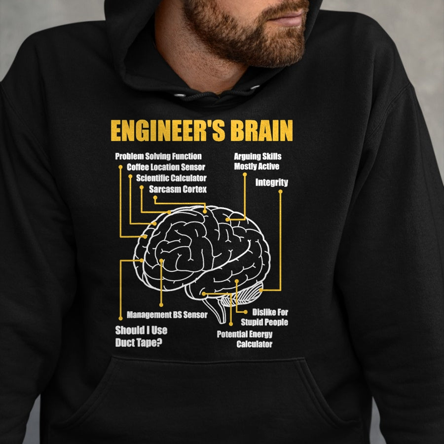 Best Mechanic Life Shirt, Funny Mechanic UnisexT-Shirt/Hoodie/Sweatshirt HLT00 - Engineer's Brain - Funny Sarcastic Engineering Gift Short Sleeve T-Shirt