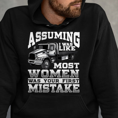 Best Truck Driver Life Shirt, Funny Trucker UnisexT-Shirt/Hoodie/Sweatshirt HLT00 - Female Tow Truck Driver Women Tow Truck T-Shirt