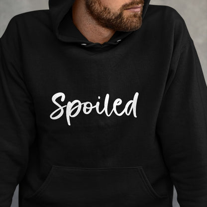 Best Wife Shirt, Wife and Husband Unisex T-Shirt/Hoodie/Sweatshirt HLT00 - Broke And Spoiled Matching Couples T-Shirt