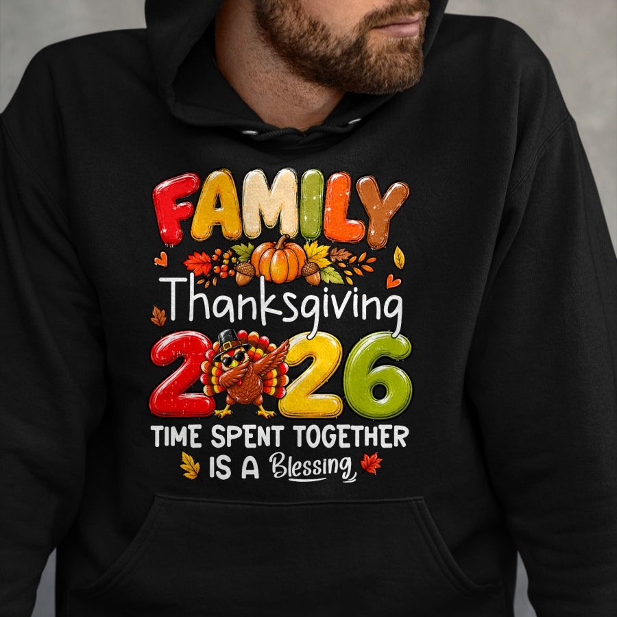 Best Thanksgiving Family Shirt , Funny Thanksgiving UnisexT-Shirt/Hoodie/Sweatshirt HLT00 - Family Thanksgiving 2026 Thanksgiving Crew Turkey Matching T-Shirt (1)