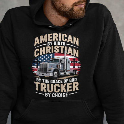 Best Truck Driver Life Shirt, Funny Trucker UnisexT-Shirt/Hoodie/Sweatshirt HLT00 - Driven Faith and Diesel Trucking Jesus Christian Trucker T-Shirt (1)