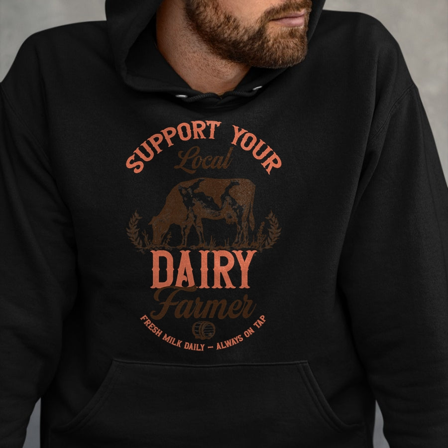 Best Farmer Life Shirt, Funny Farmer UnisexT-Shirt/Hoodie/Sweatshirt HLT00 - Funny Breast Feeding Moms Saying New Moms Breastmilk On Tap T-Shirt