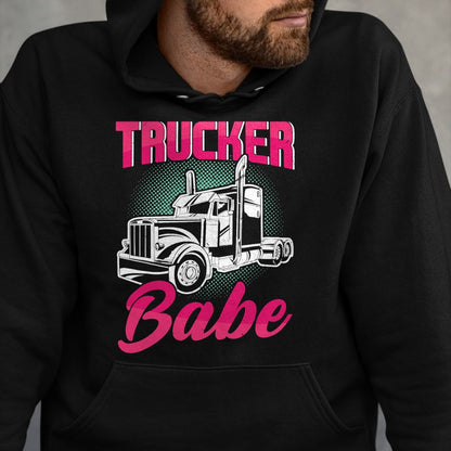 Best Truck Driver Life Shirt, Funny Trucker UnisexT-Shirt/Hoodie/Sweatshirt HLT00 - Trucker Babe Female Truck Driver Woman Trucker T-Shirt