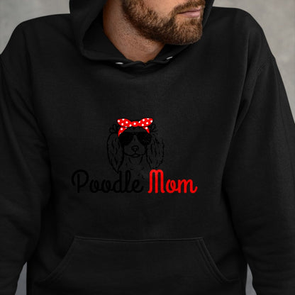 Dog Love Shirt, Dog Lover Gift T-Shirt/Hoodie/Sweatshirt HLT00 - Poodle Mom Vintage Funny Cute Dog Poodle Mom T-Shirt