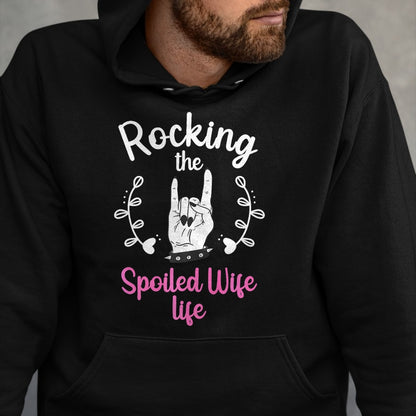 Best Wife Shirt, Wife and Husband Unisex T-Shirt/Hoodie/Sweatshirt HLT00 - Gift for wife T shirt, spoiled wife   Funny Spoiled Wife Art For Women Husband Spoiled Wife Life Pre (6)