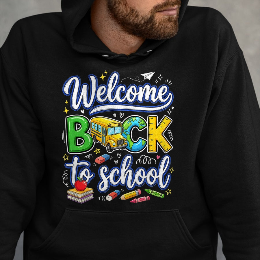 Best Student Shirt, Funny Back To School UnisexT-Shirt/Hoodie/Sweatshirt HLT00 - Welcome Back to School Teacher Student First Day Class T-Shirt