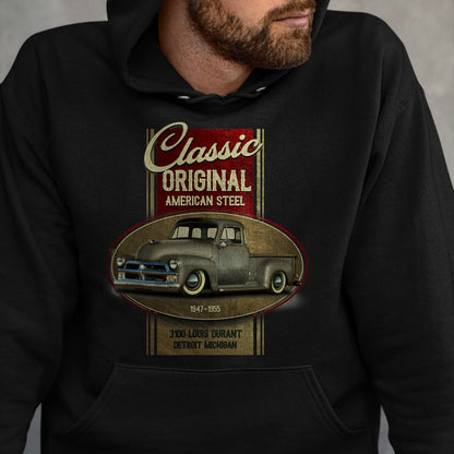 Best Thanksgiving Family Shirt , Funny Thanksgiving UnisexT-Shirt/Hoodie/Sweatshirt HLT00 - Vintage Classic Original American Old Pickup Truck 1940s Car T-Shirt