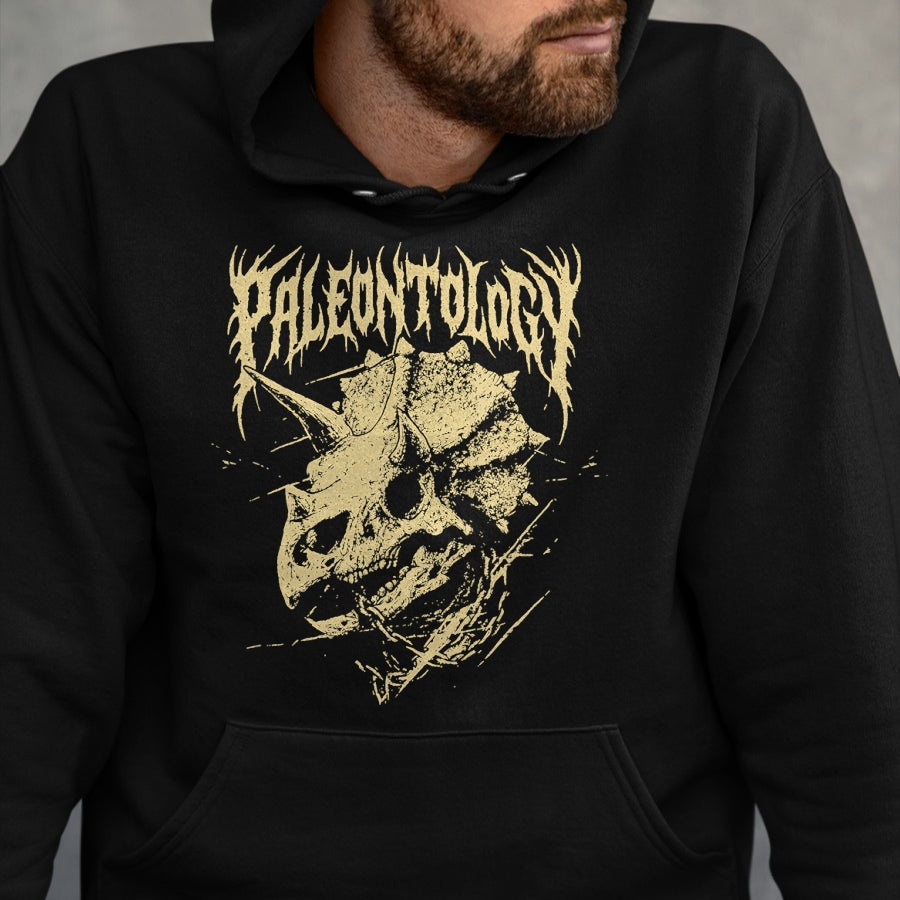 Best Dinosaur Lover Shirt, Funny Dinosaur UnisexT-Shirt/Hoodie/Sweatshirt HLT00 - Paleontology Metal Triceratops Skull and Chains Dinosaur Art T-Shirt