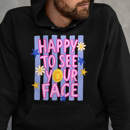 Best Student Shirt, Funny Back To School UnisexT-Shirt/Hoodie/Sweatshirt HLT00 - Happy to See Your face, Back to School T-Shirt