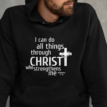 Christian Tee, Christian Faith Unisex T-Shirt/Hoodie/Sweatshirt HLT00 - I Can Do All Things Through Christ - Christian Gift T-Shirt T-Shirt