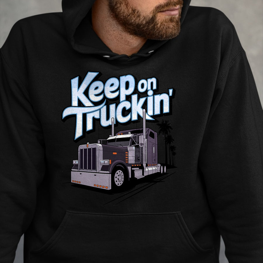Best Truck Driver Life Shirt, Funny Trucker UnisexT-Shirt/Hoodie/Sweatshirt HLT00 - Truck Driver Art for Men Women Truck Driver Trucking Trucker T-Shirt (1)