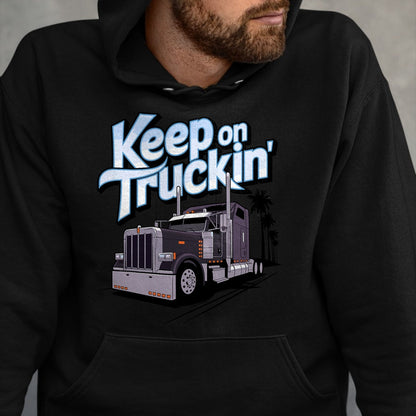 Best Truck Driver Life Shirt, Funny Trucker UnisexT-Shirt/Hoodie/Sweatshirt HLT00 - Truck Driver Art for Men Women Truck Driver Trucking Trucker T-Shirt (1)