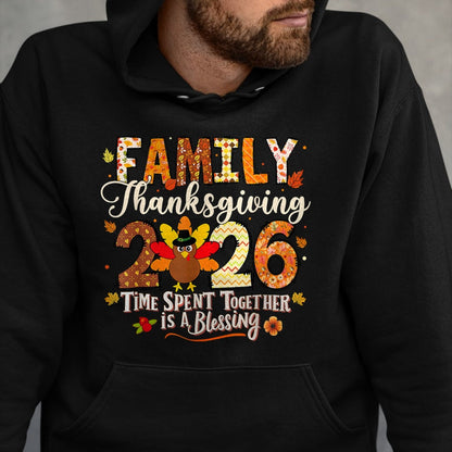 Best Thanksgiving Family Shirt , Funny Thanksgiving UnisexT-Shirt/Hoodie/Sweatshirt HLT00 - Family Thanksgiving 2026 Thanksgiving Crew Matching Group T-Shirt (1)