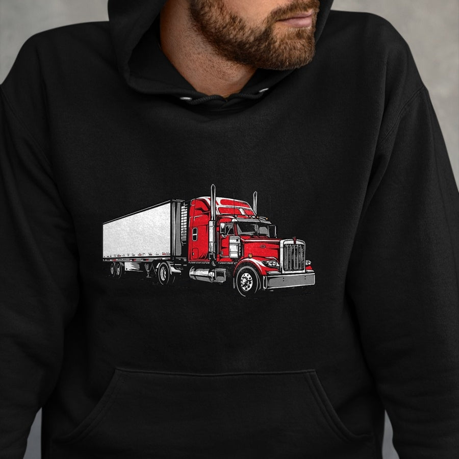 Best Truck Driver Life Shirt, Funny Trucker UnisexT-Shirt/Hoodie/Sweatshirt HLT00 - Semi Truck Driver T-Shirt, Men, Black, 3X-Large