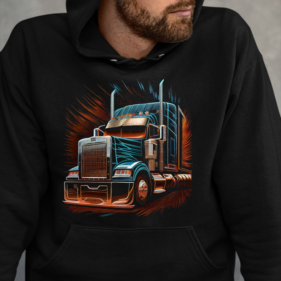 Best Truck Driver Life Shirt, Funny Trucker UnisexT-Shirt/Hoodie/Sweatshirt HLT00 - Truck Driver 18 Wheel Trucker T-Shirt