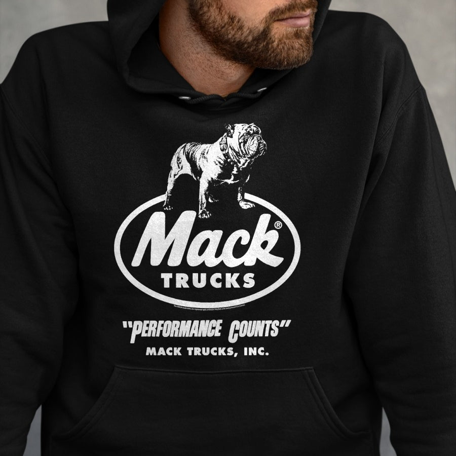 Best Truck Driver Life Shirt, Funny Trucker UnisexT-Shirt/Hoodie/Sweatshirt HLT00 - Mack Trucks Performance Counts Bulldog Logo Trucking T-Shirt
