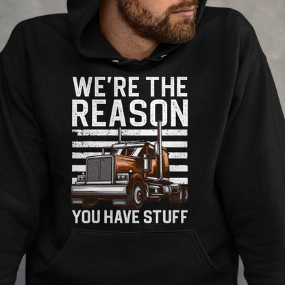 Best Truck Driver Life Shirt, Funny Trucker UnisexT-Shirt/Hoodie/Sweatshirt HLT00 - Funny Trucker Design For Men Women Semi Truck Driver Lover T-Shirt