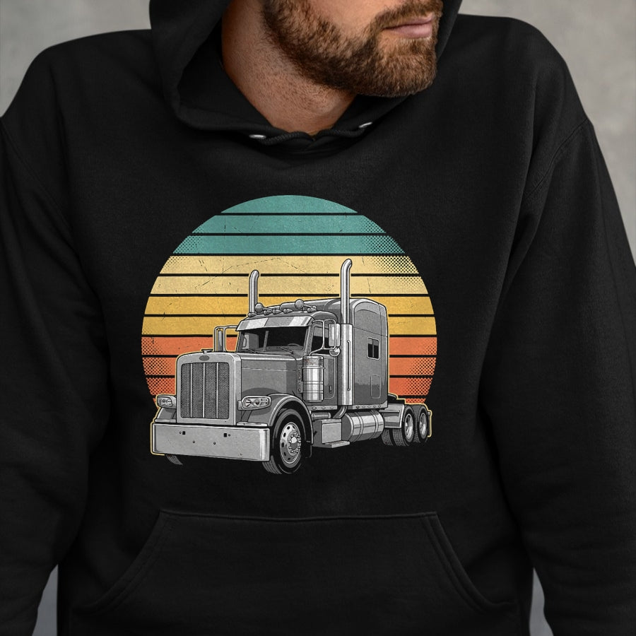 Best Truck Driver Life Shirt, Funny Trucker UnisexT-Shirt/Hoodie/Sweatshirt HLT00 - Vintage Truck Trucker Truck Driver 18 Wheeler Trucking T-Shirt