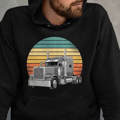Best Truck Driver Life Shirt, Funny Trucker UnisexT-Shirt/Hoodie/Sweatshirt HLT00 - Vintage Truck Trucker Truck Driver 18 Wheeler Trucking T-Shirt