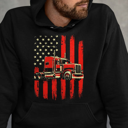 Best Truck Driver Life Shirt, Funny Trucker UnisexT-Shirt/Hoodie/Sweatshirt HLT00 - American Trucker - Semi Truck Driver Trucking Big Rig T-Shirt