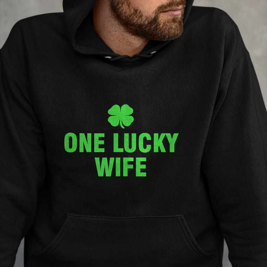 Best Wife Shirt, Wife and Husband Unisex T-Shirt/Hoodie/Sweatshirt HLT00 - Gift for wife T shirt, lucky wife   One Lucky Wife Tank Top (2)
