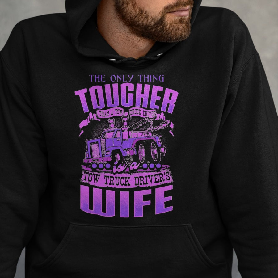 Best Truck Driver Life Shirt, Funny Trucker UnisexT-Shirt/Hoodie/Sweatshirt HLT00 - Tow Truck Drivers Wife Funny Tow Truck Drivers T-Shirt, Men, Black, X-Large