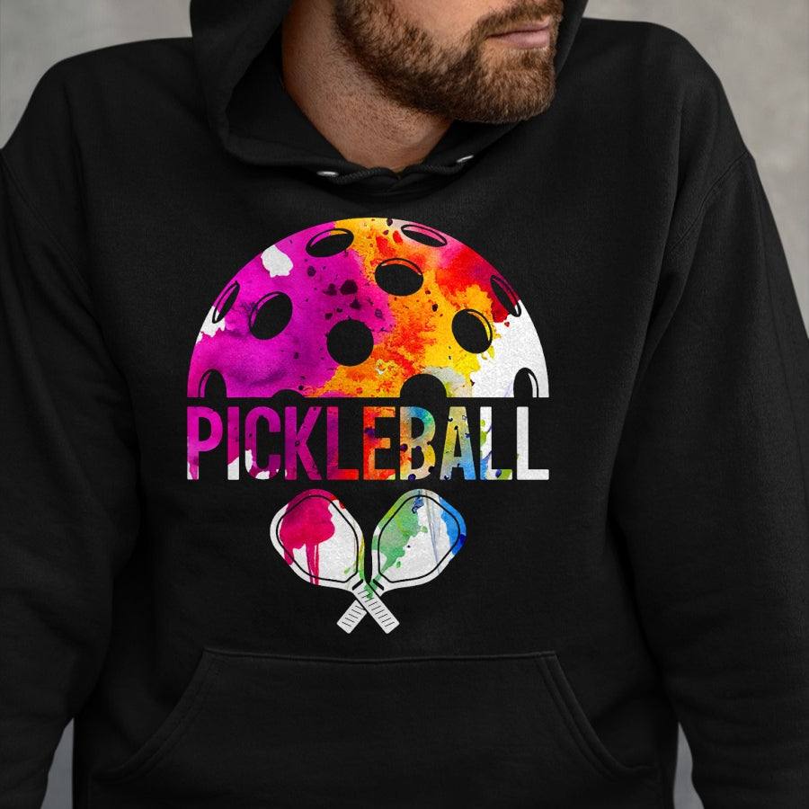 Funny Pickleball Shirt, Pickleball Lover Unisex T-Shirt/Hoodie/Sweatshirt HLT00 - PICKLE BALL PLAY PICKLEBALL T-Shirt