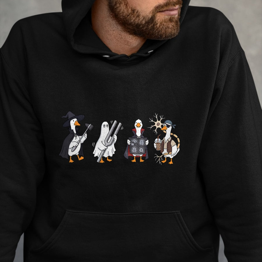 Best Doctor Shirt, Funny Doctor UnisexT-Shirt/Hoodie/Sweatshirt HLT00 - Spooky Silly Goose Neurology Nurse Brain Doctor Halloween T-Shirt
