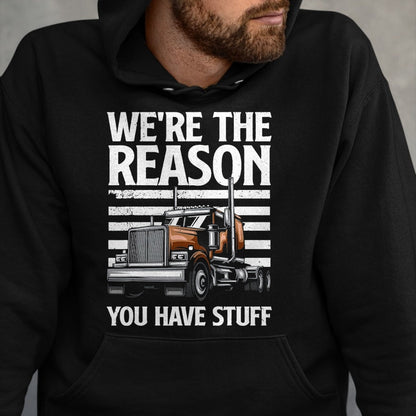 Best Truck Driver Life Shirt, Funny Trucker UnisexT-Shirt/Hoodie/Sweatshirt HLT00 - Funny Trucker Design for Men Women Semi Truck Driver Lover T-Shirt, Men, Red, XX-Large